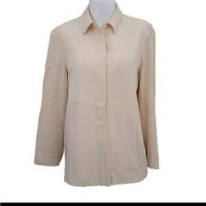 Gallant American Made button up creamy vintage top